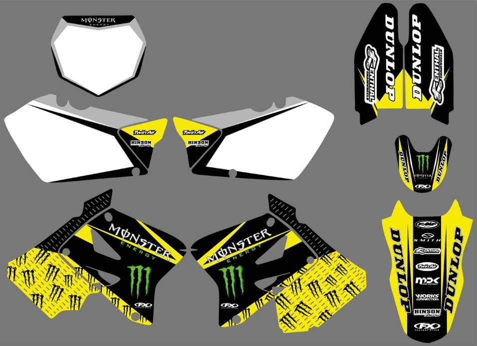 kit grafiche SUZUKI RM 125-250 2001-2012 - MONSTER