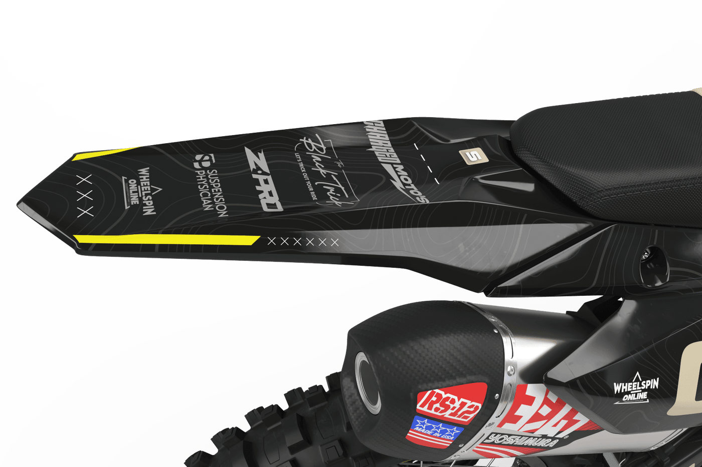 Kit Déco SUZUKI RM-Z 450 2018-2025 & RM-Z 250 2019-2023 - RAW PWR