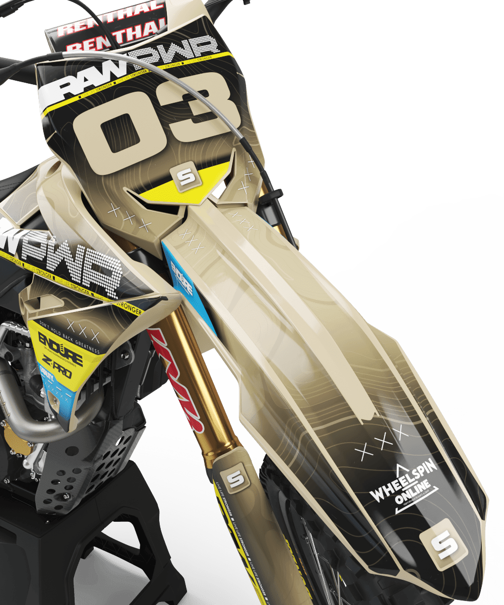 Kit Déco SUZUKI RM-Z 450 2018-2025 & RM-Z 250 2019-2023 - RAW PWR