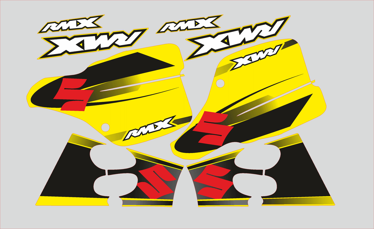 Dekor-Kit SUZUKI RMX / SMX 1998-2001 ORIGINAL