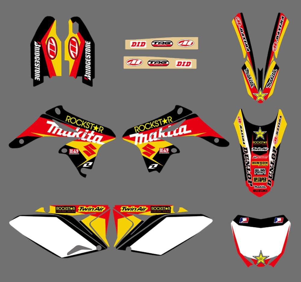 Dekor-Kit SUZUKI RMZ 250 2010-2018 - MAKITA