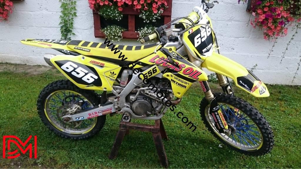 kit grafiche SUZUKI RMZ 450 2008-2017 LUCAS OIL