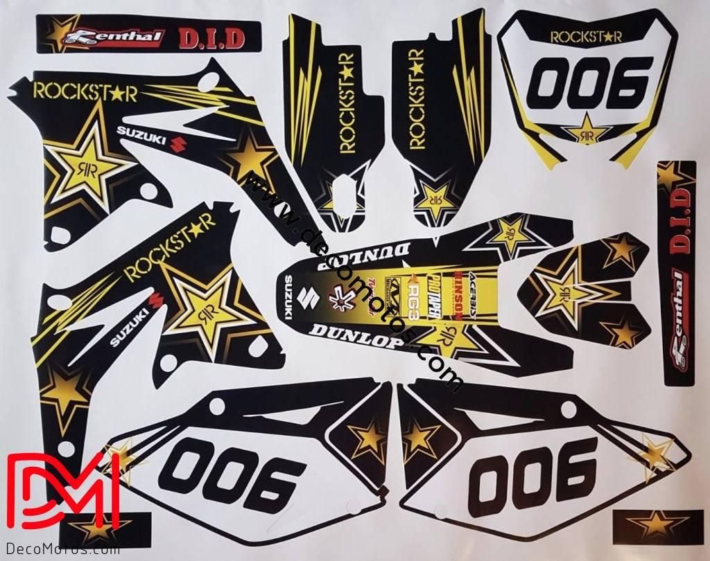 Kit Déco SUZUKI RMZ 450 2008-2017 - ROCKSTAR #3