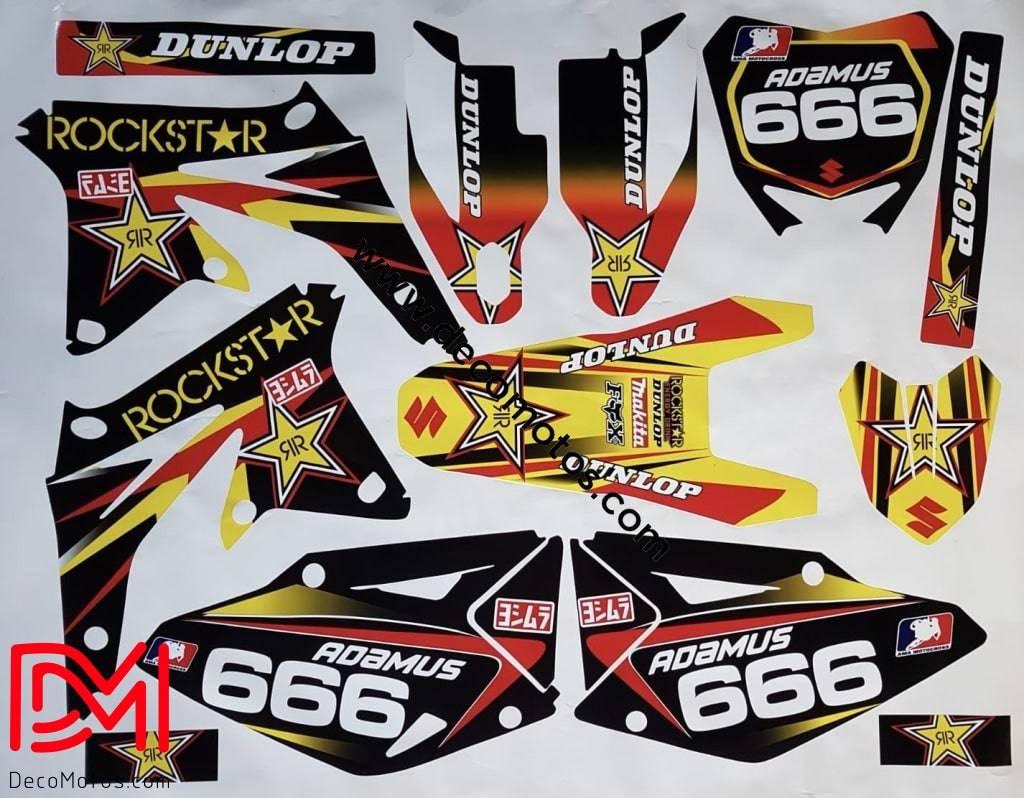 kit grafiche SUZUKI RMZ 450 2008-2017 - ROCKSTAR #6