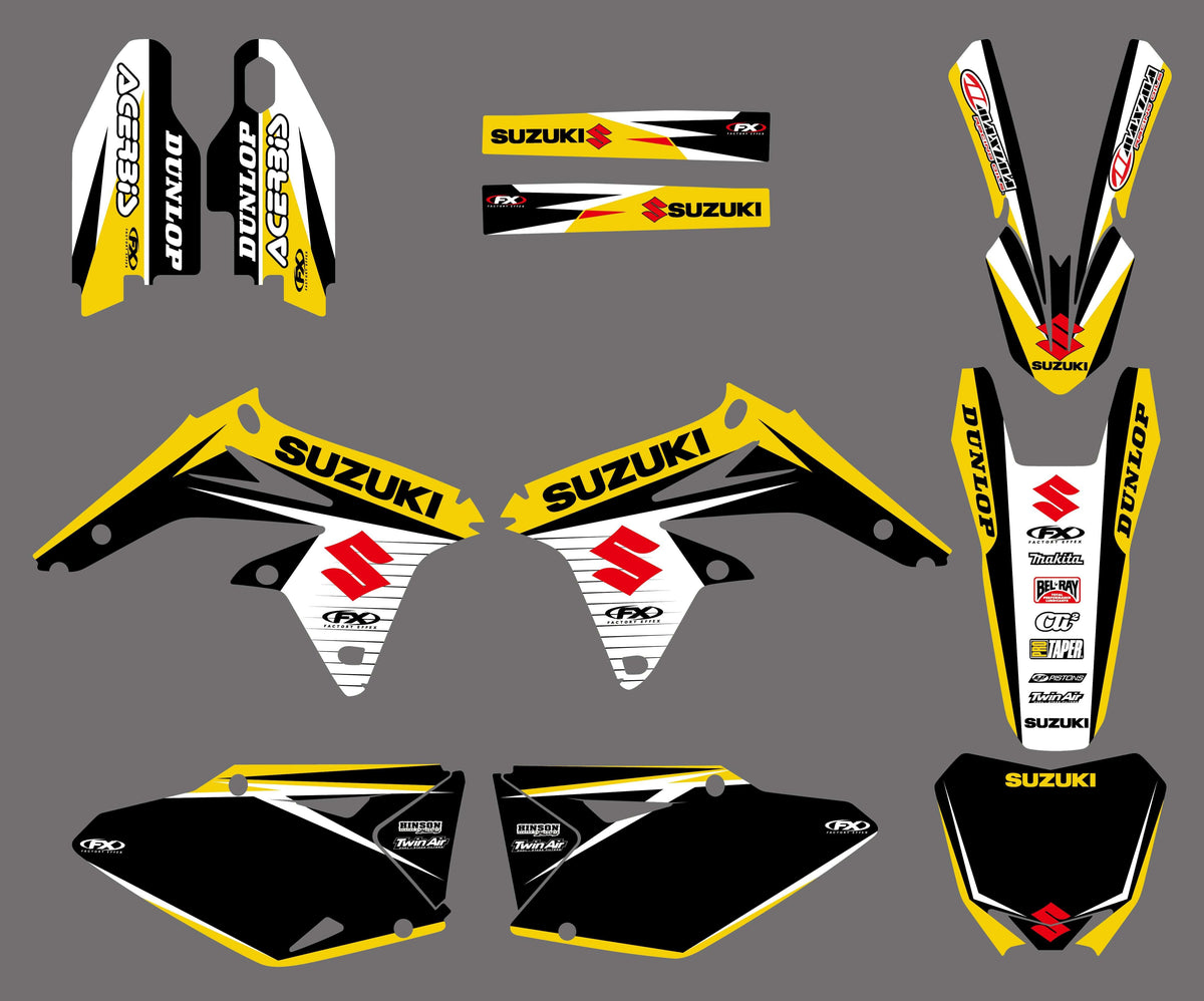 kit grafiche SUZUKI RMZ 450 2008-2017 - ORIGINE