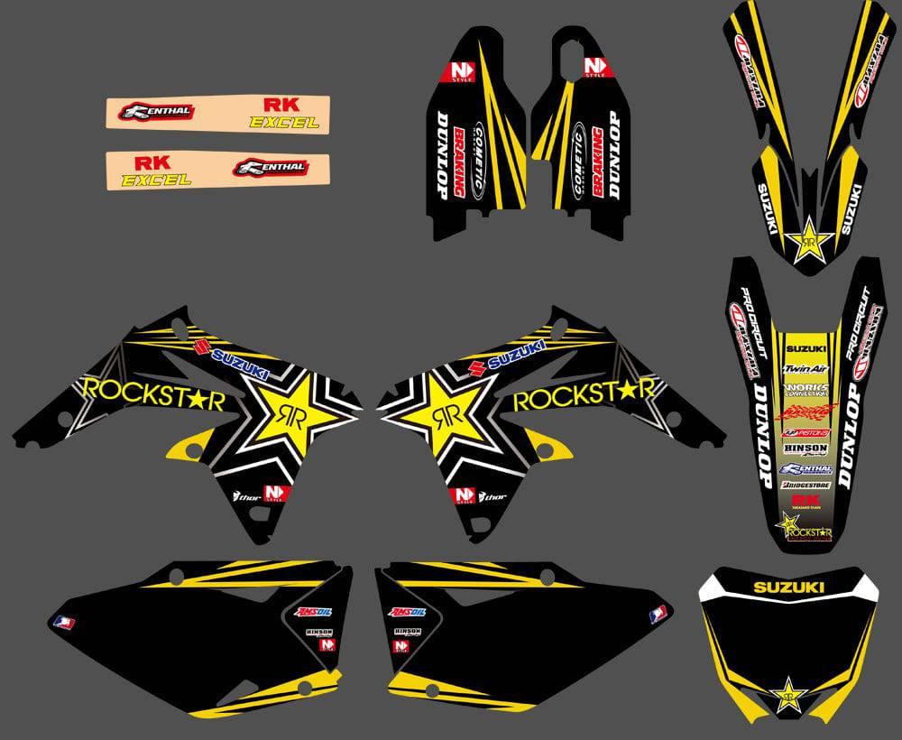 kit grafiche SUZUKI RMZ 450 2008-2017 - ROCKSTAR