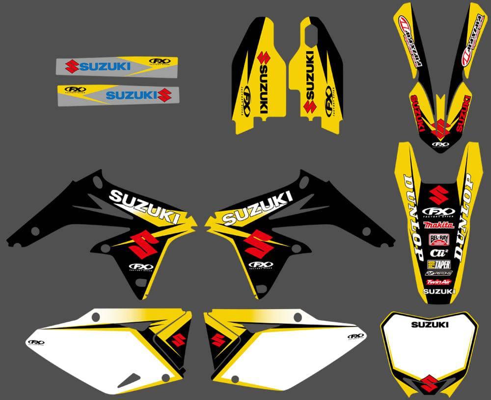 kit gráfico SUZUKI RMZ 450 2008-2017 - SIMPLE