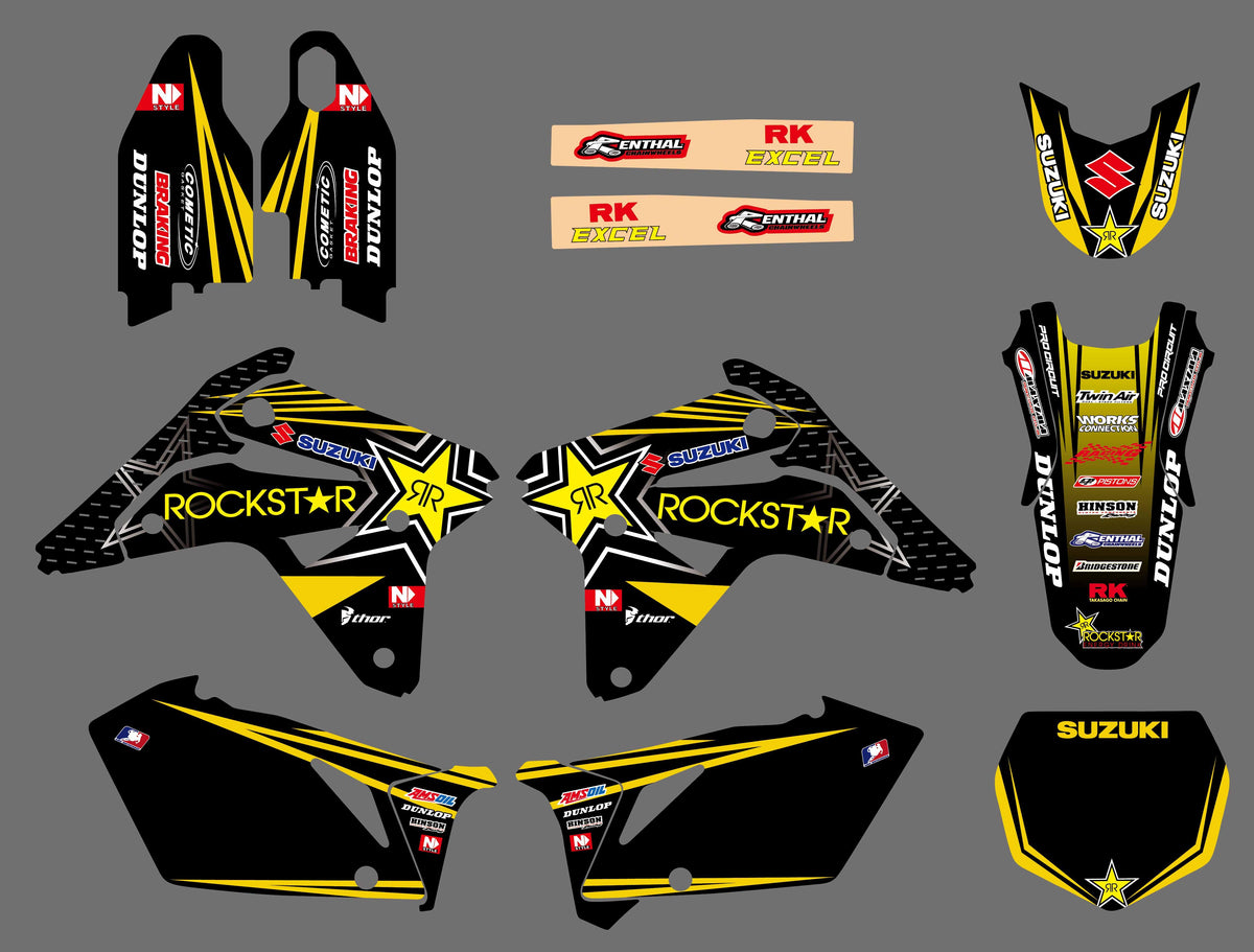 kit grafiche SUZUKI RMZ 450 2005-2007 - ROCKSTAR #3