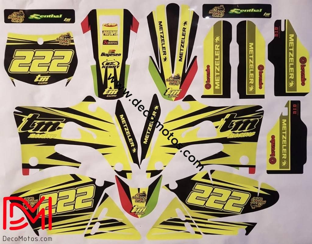 Kit déco TM Racing 2004-2007 #2 (Fluo en option)