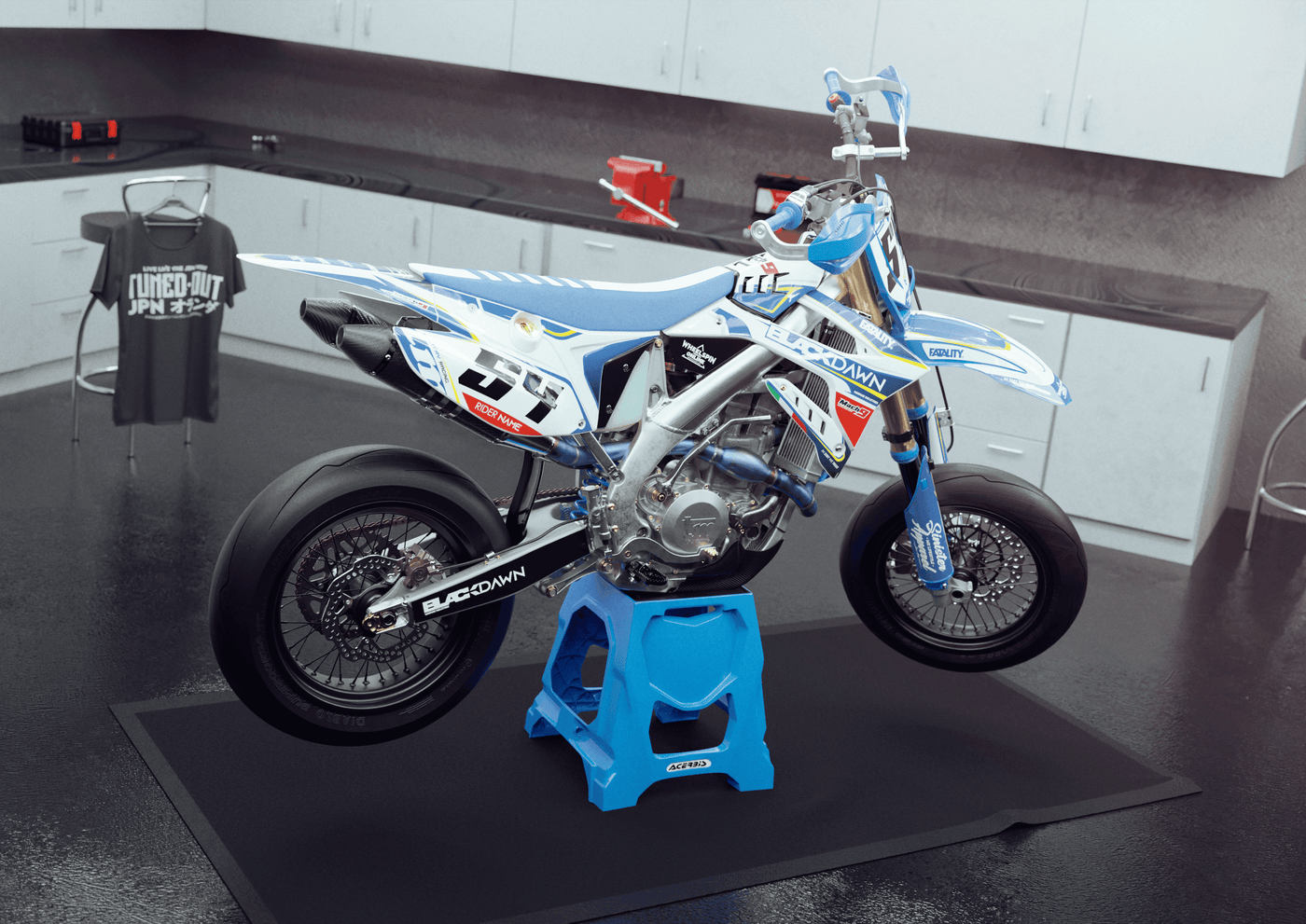 OCEAN Dekorationssatz – TM Racing SMX 450 2015-2021