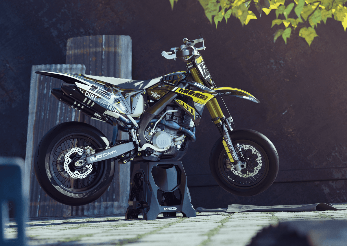 Kit de decoración TM Racing SMX 450 2015-2021 - YELLOW