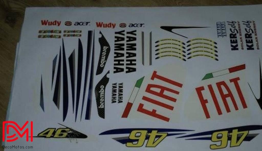 Yamaha Aerox Decal Kit - ROSSI FIAT