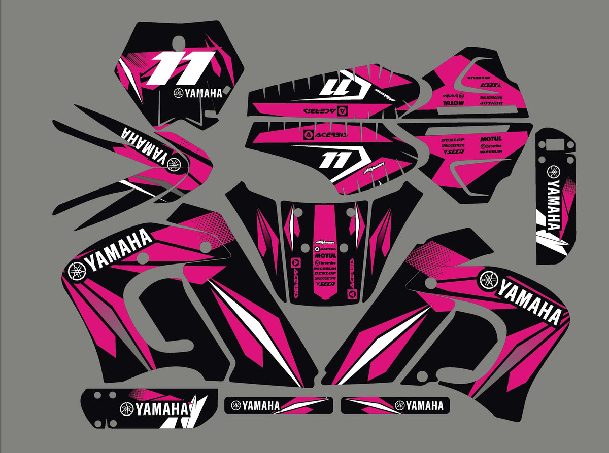 Kit Déco YAMAHA DT 50 AVANT 2002 - PINK
