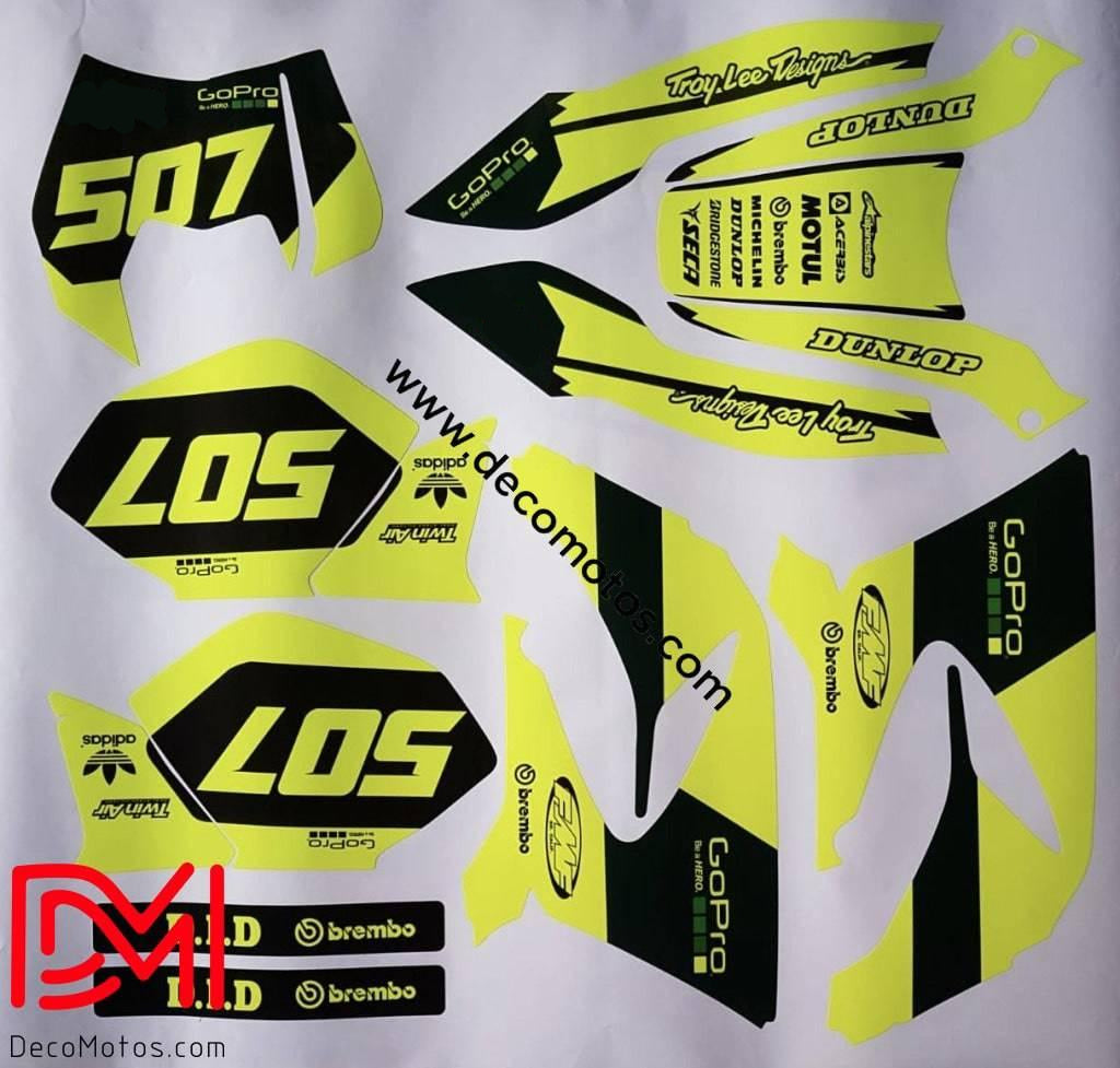 kit gráfico Yamaha DT 50 2003-2020 - GOPRO (Neón opcional)
