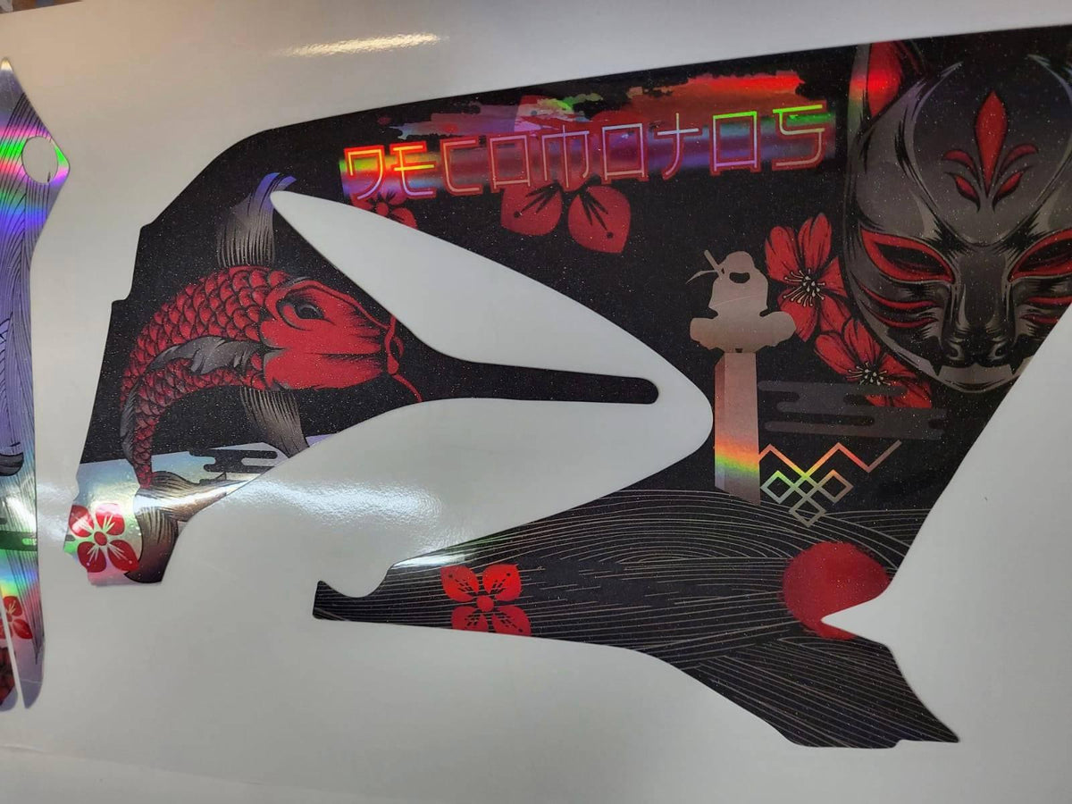 Kit de decoración Yamaha DT 50 2003-2020 (holográfico opcional) - JAPÓN