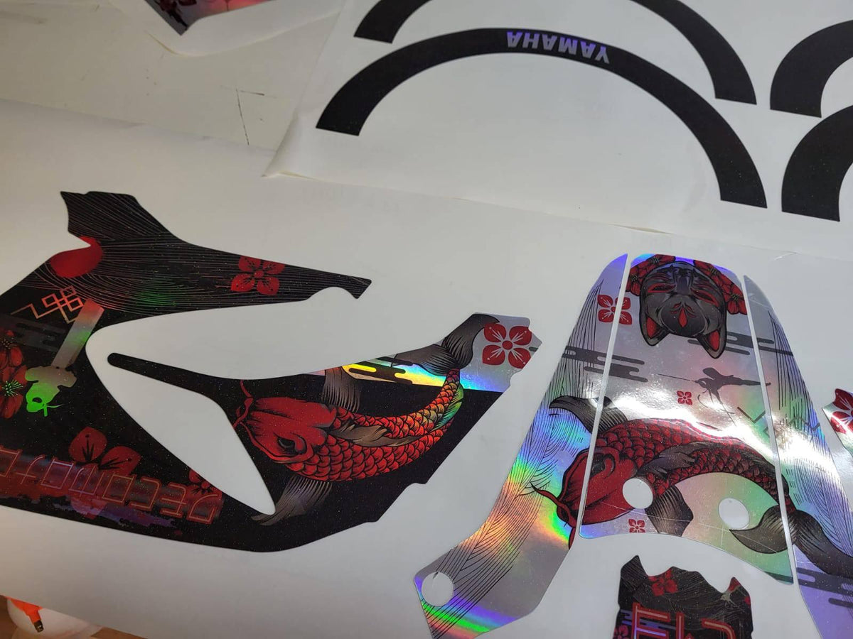 Kit de decoración Yamaha DT 50 2003-2020 (holográfico opcional) - JAPÓN