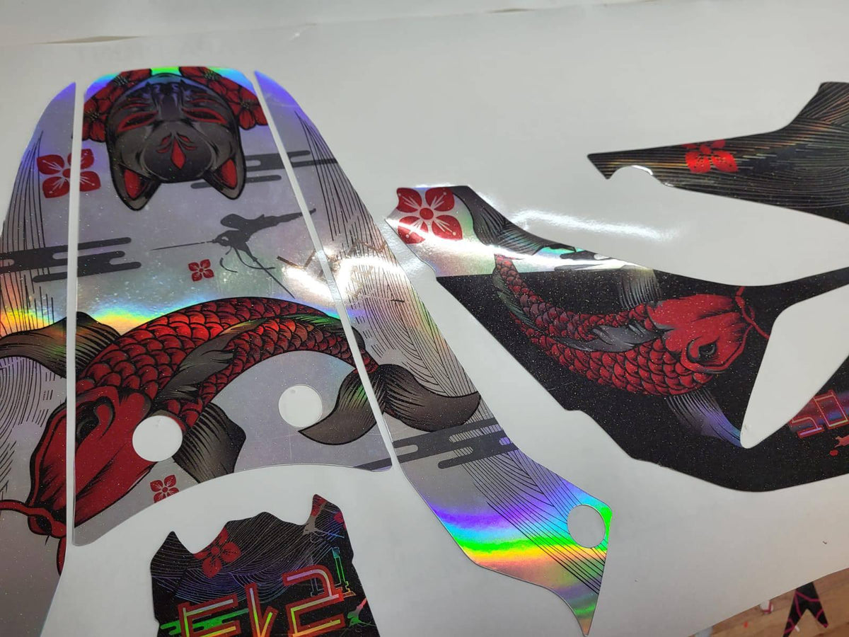 Kit de decoración Yamaha DT 50 2003-2020 (holográfico opcional) - JAPÓN