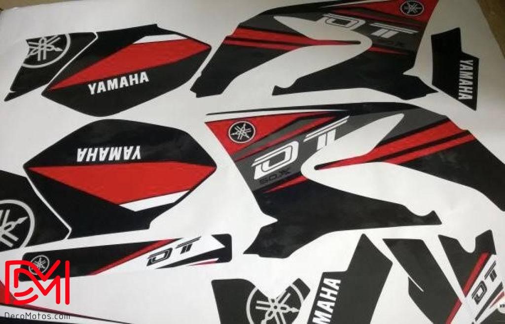 Yamaha DT 50 2003-2020 Deco Kit RED B - Main Image