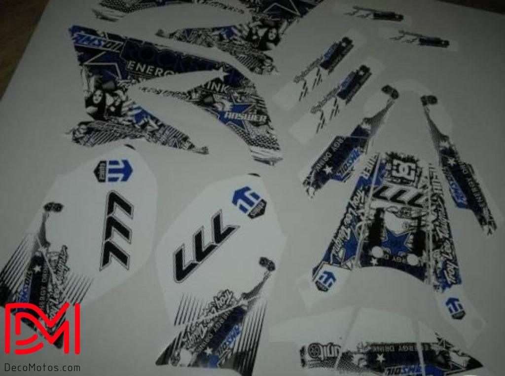 Kit de decoración Yamaha DT 50 2003-2020 - AZUL ROCKSTAR