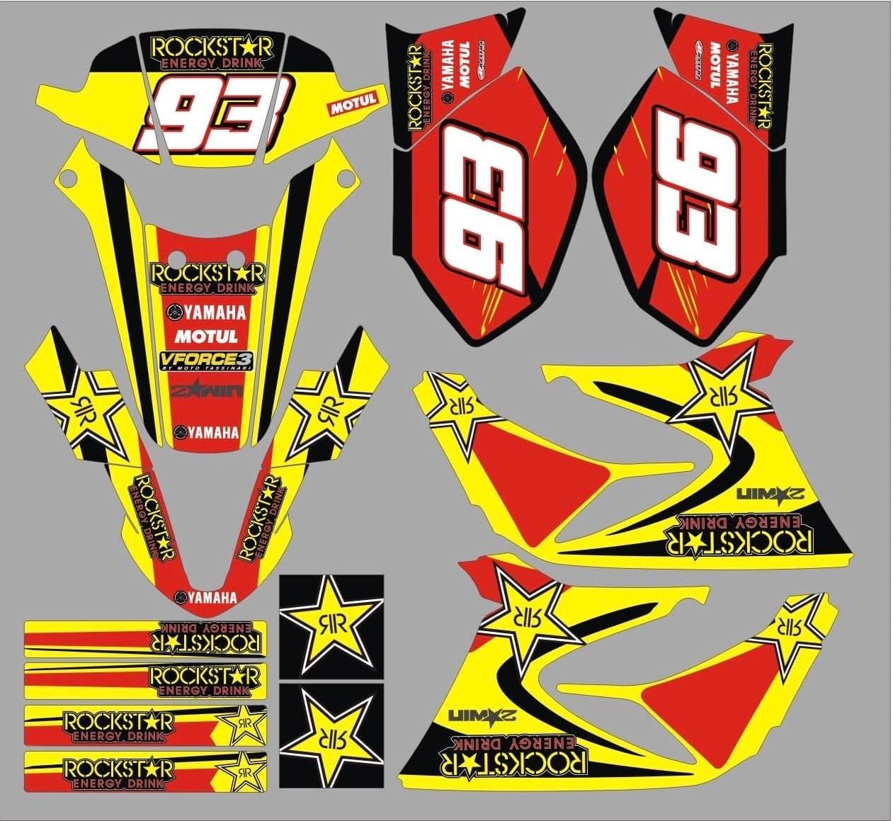 Kit Deco Yamaha DT 50 2003-2020 - ROCKSTAR RED