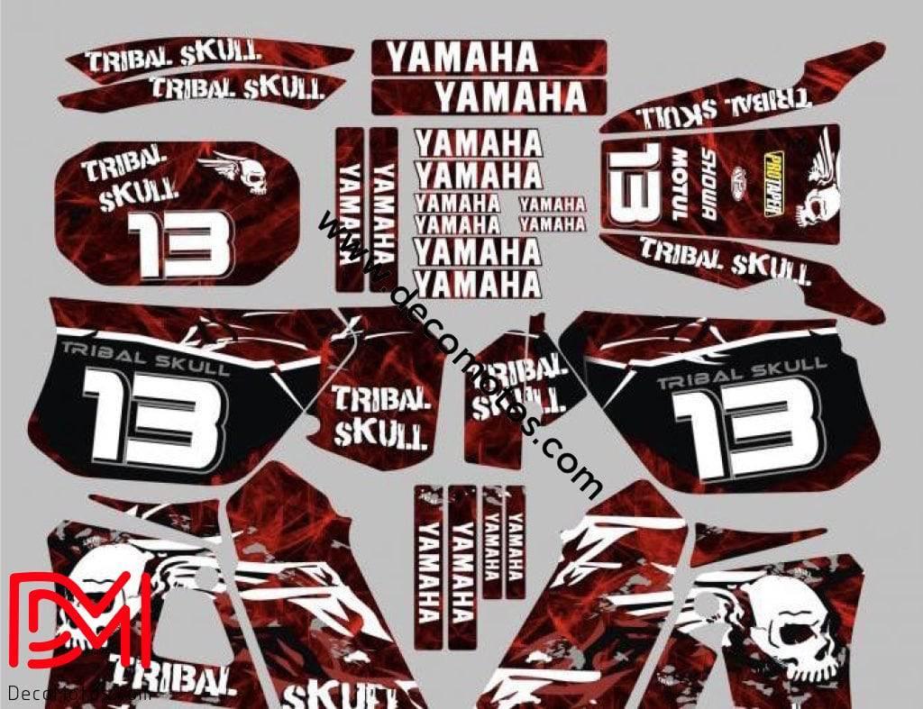 Kit Deco Yamaha DTR 125 1992-2003 TRIBALL SKUNK RED