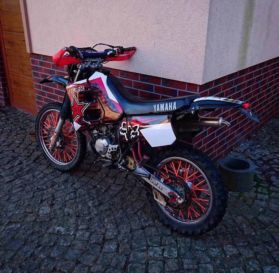 Kit Deco Yamaha DTR DTRE 125 1992-2003 RED ROCKSTAR
