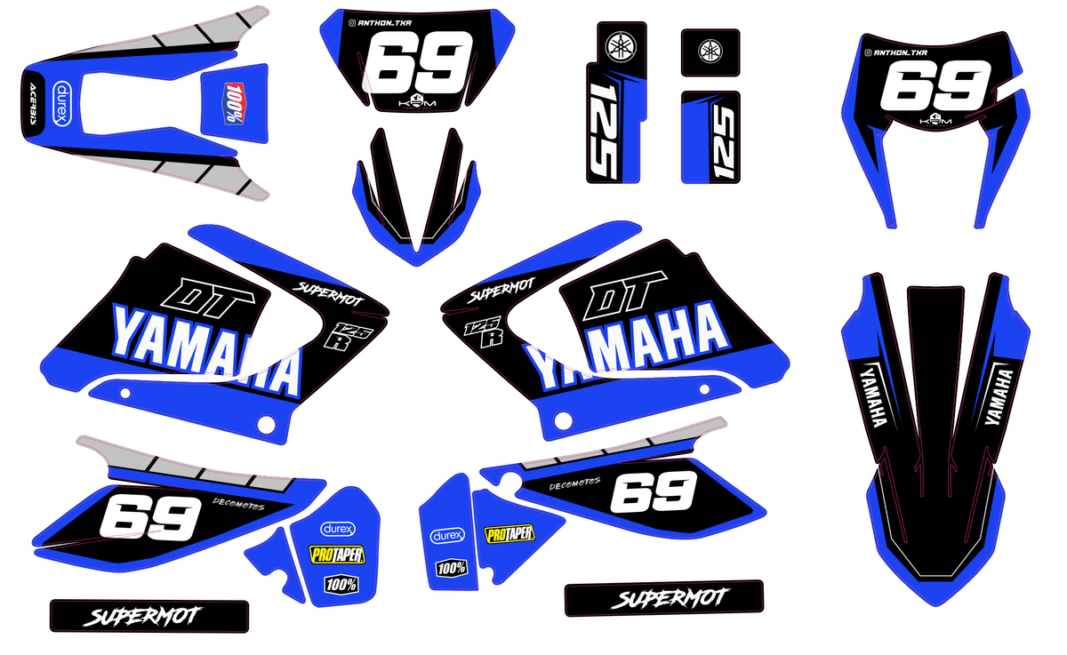 Kit Déco Yamaha DTR / DTX 125 2004-2007 - FACTORY