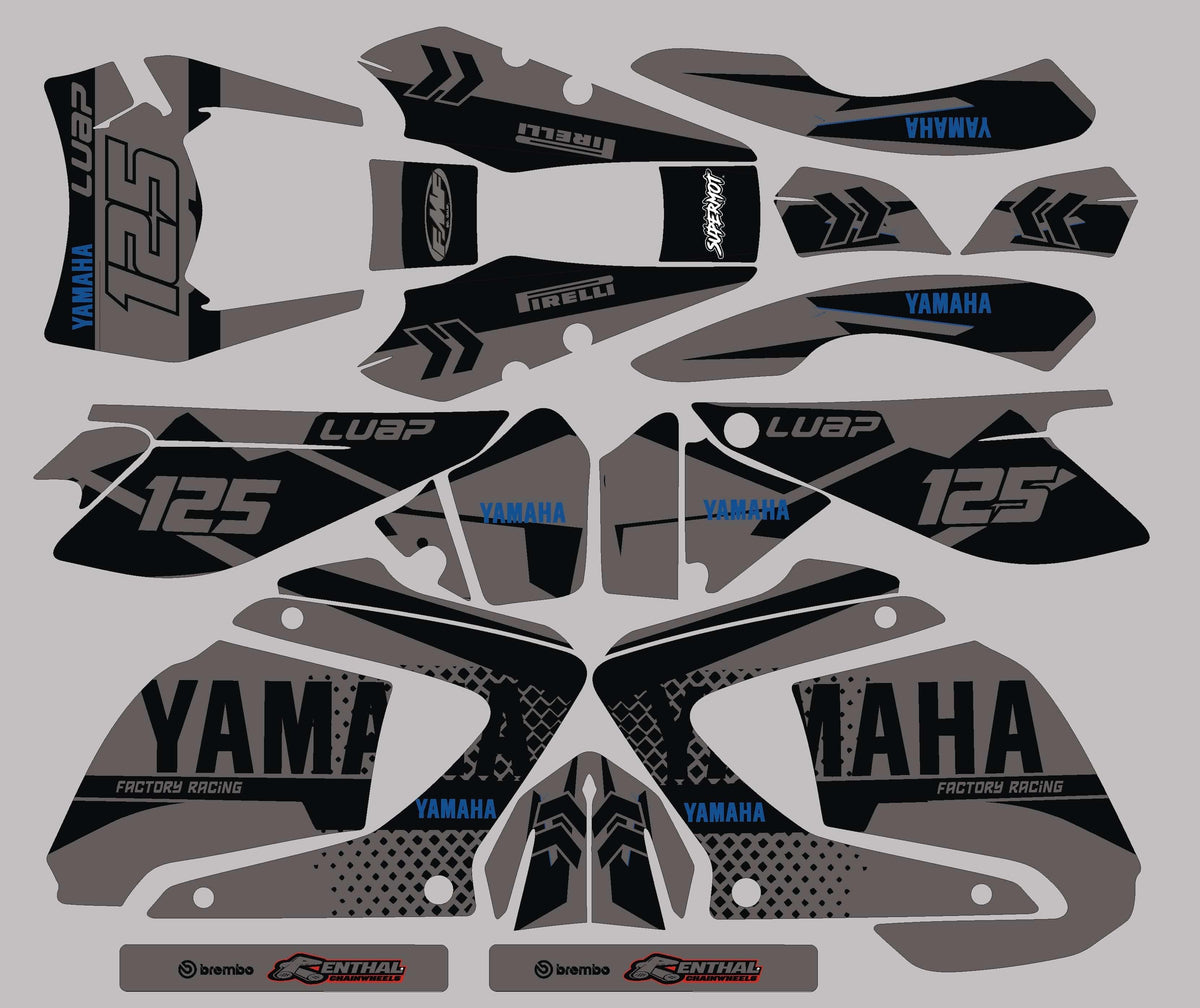 graphics kit Yamaha DTR DTX 125 2004-2007 GREY