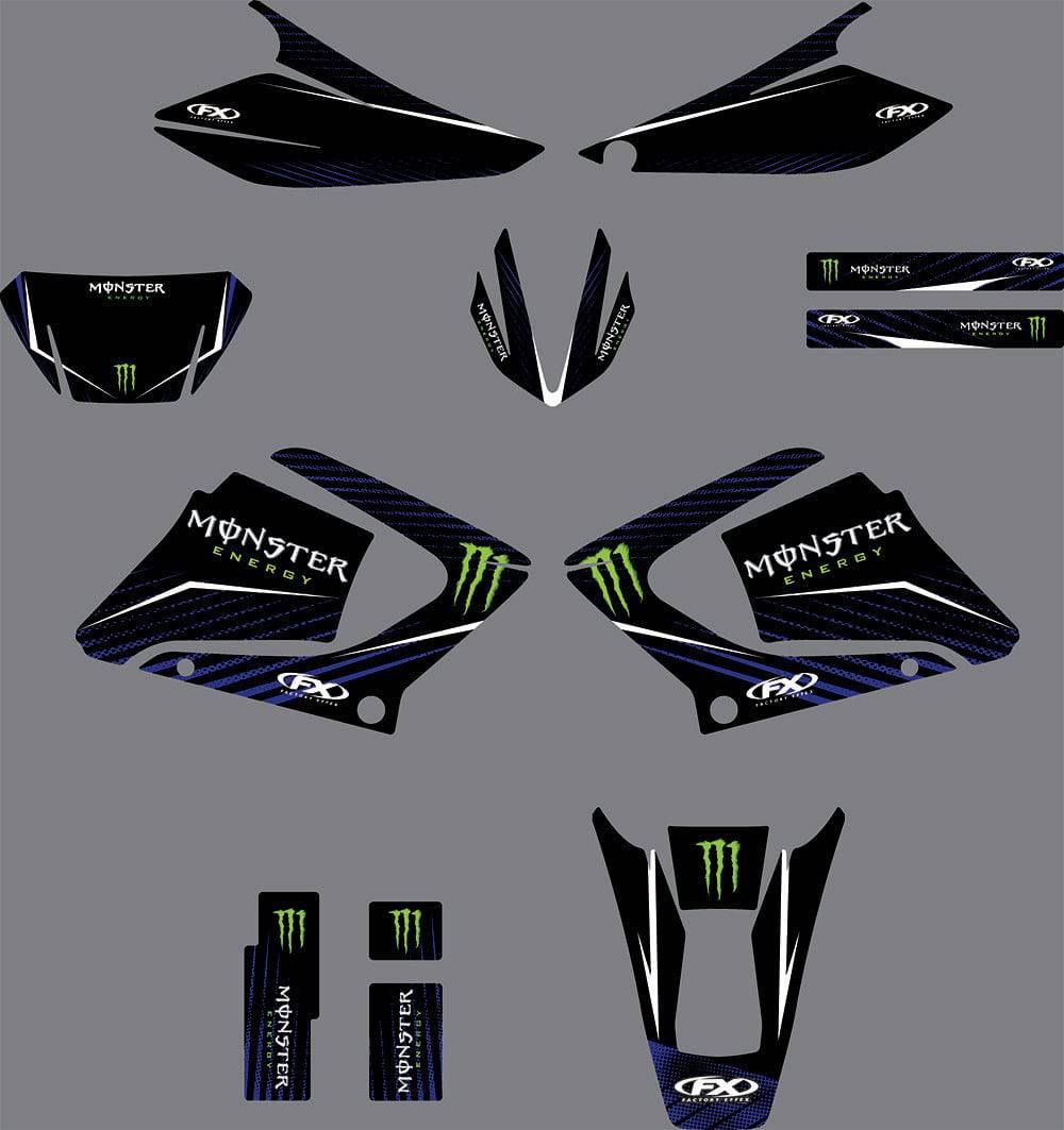 kit gráfico Yamaha DTR DTX 125 2004-2007 MONSTER SIMPLE