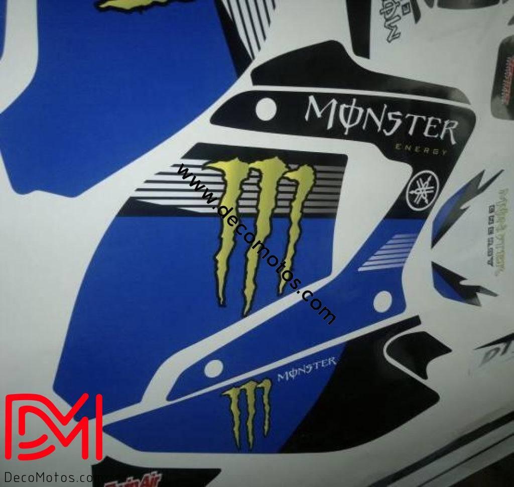 Kit Déco Yamaha DTR DTX 125 2004-2007 - MONSTER BLUE