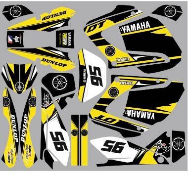 Kit Déco Yamaha DTR DTX 125 2004-2007 VERSION