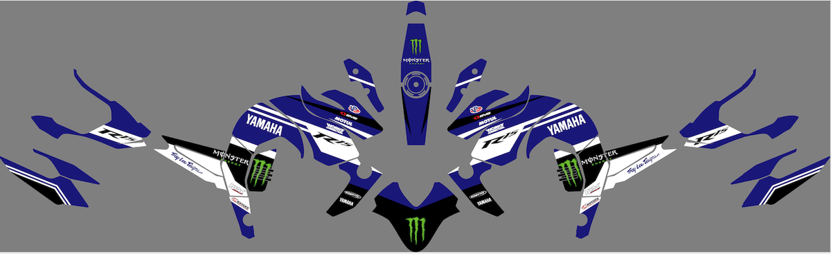 kit grafiche YAMAHA FZ 16 MONSTER
