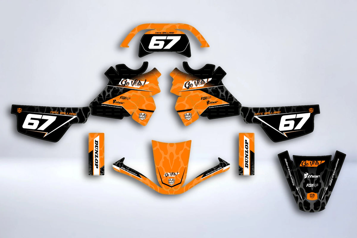 kit grafiche YAMAHA PIWI PW 50 80 1990-2025 - RAZKOR