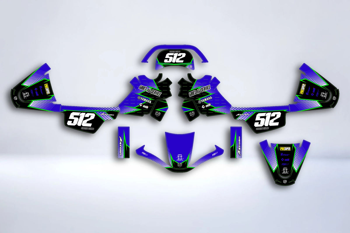 kit gráfico YAMAHA PIWI PW 50 80 1990-2025 - TORZIX