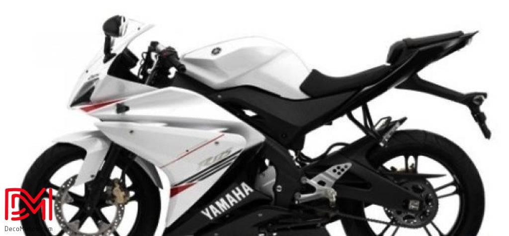 Kit Decorativo YAMAHA YZF R125 2008-2018 - BIANCO ROSSO