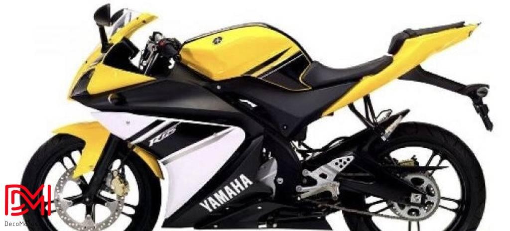 Kit Déco YAMAHA YZF R125 2008-2018 - YELLOW
