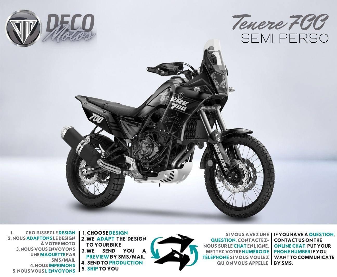 Kit déco YAMAHA 700 TENERE - CLOCK