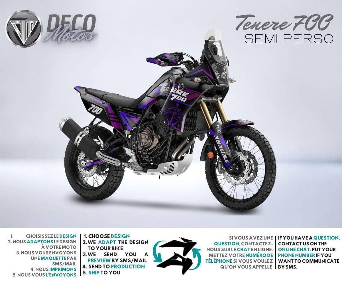 Kit déco YAMAHA 700 TENERE - CLOCK