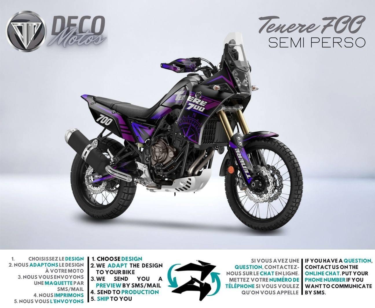 Kit déco YAMAHA 700 TENERE - CLOCK