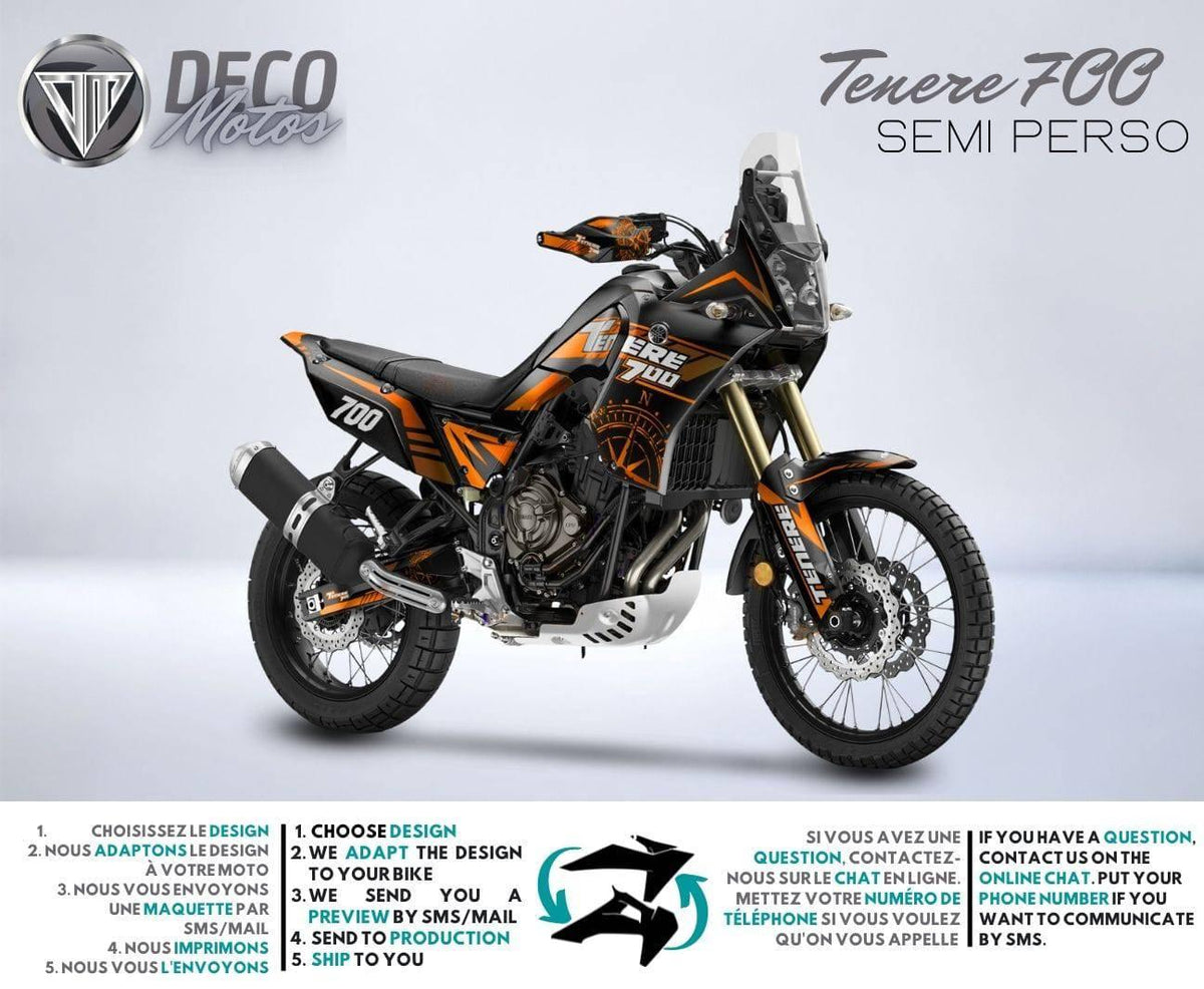 Kit déco YAMAHA 700 TENERE - CLOCK