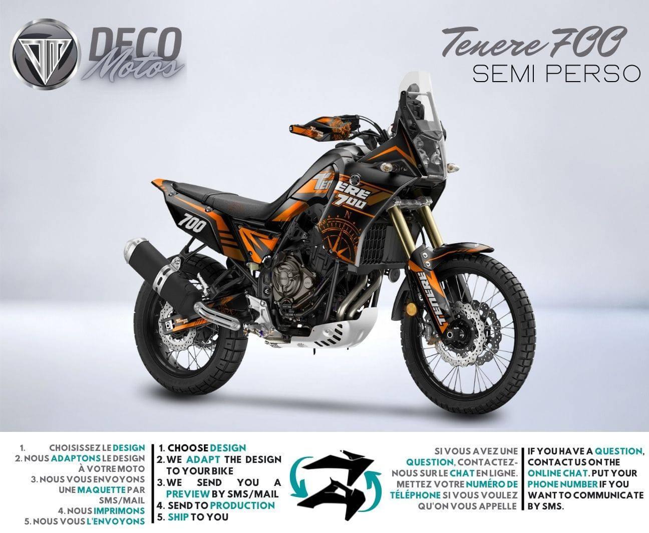 Kit déco YAMAHA 700 TENERE - CLOCK
