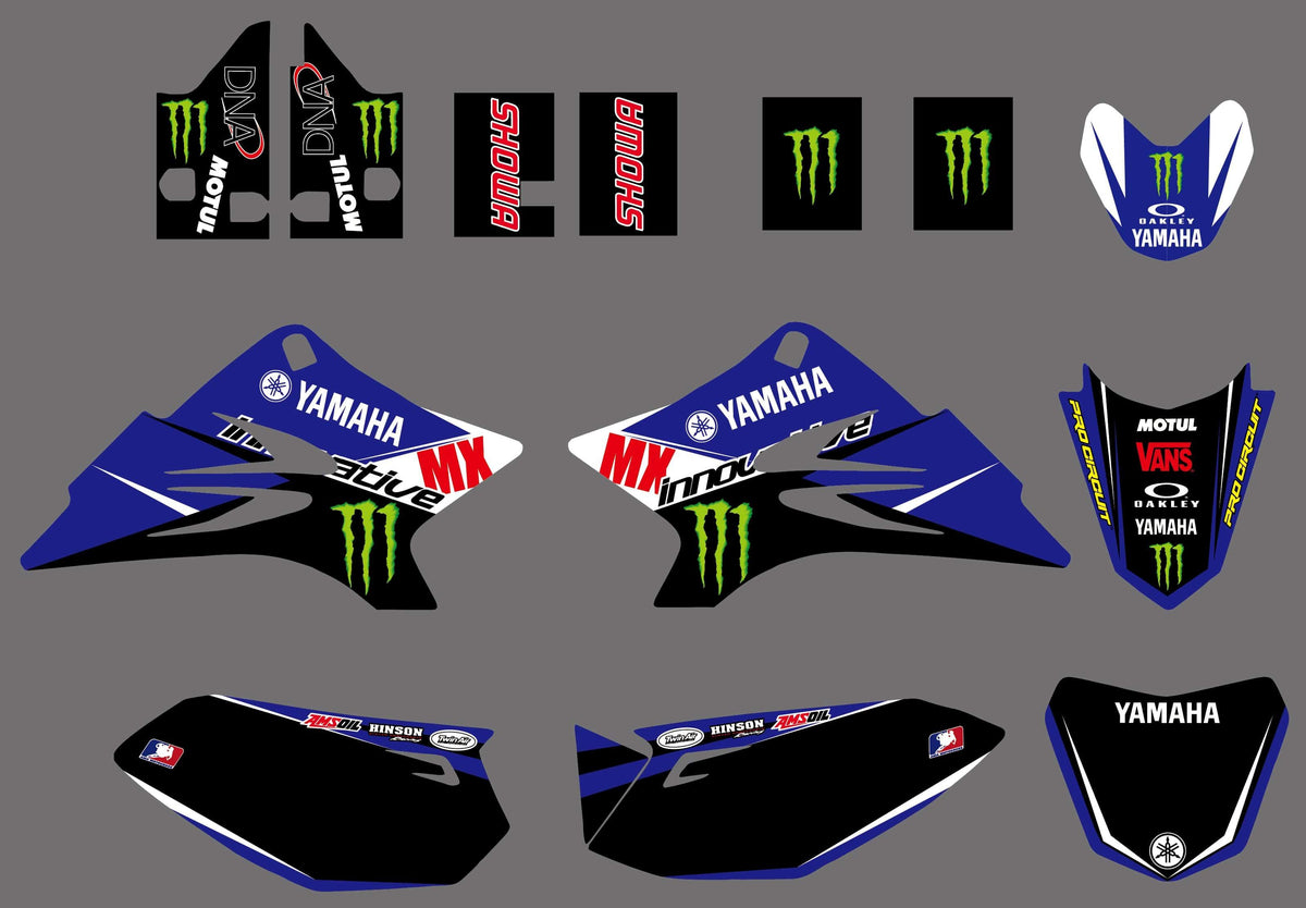 Kit Déco YAMAHA TTR 50 BLUE MONSTER