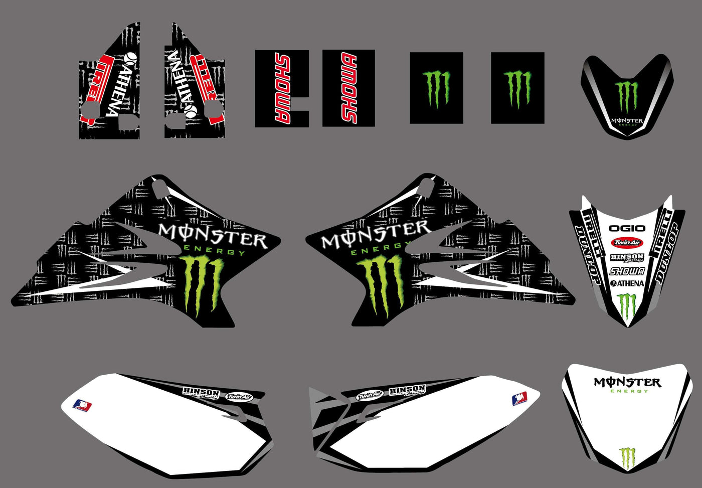 graphics kit YAMAHA TTR 50 MONSTER