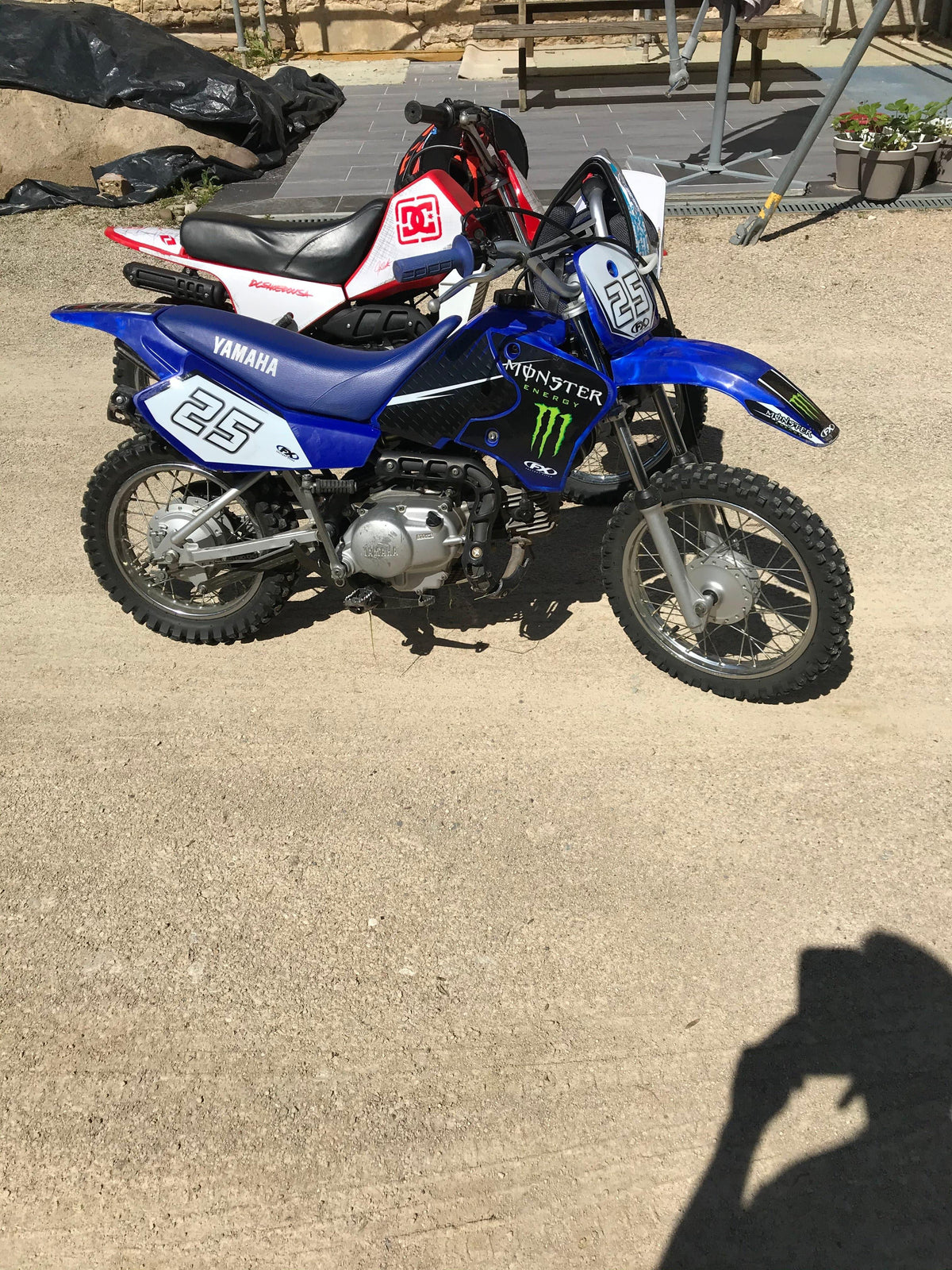 Kit Déco YAMAHA TTR 90 BLUE MONSTER