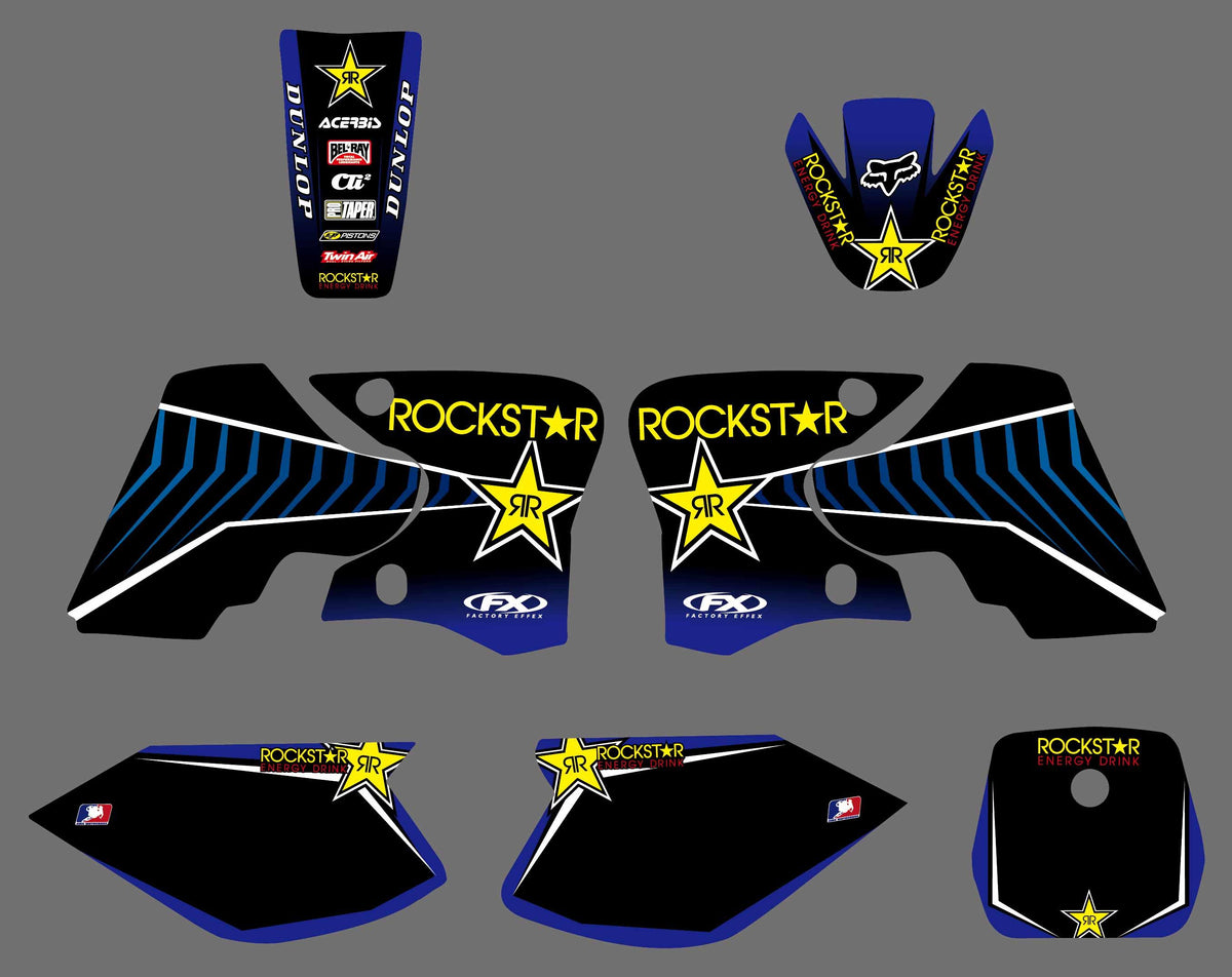 Kit Déco YAMAHA TTR 90 ROCKSTAR BLUE