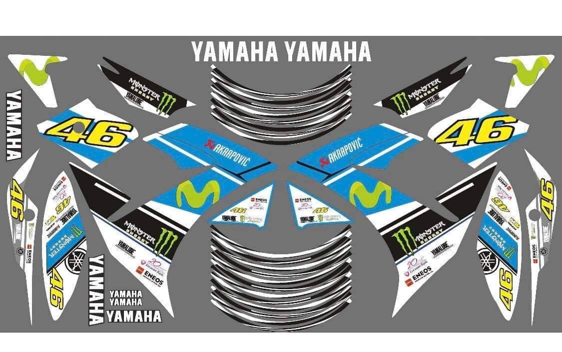 Kit déco YAMAHA TZR après 2002 - MONSTER