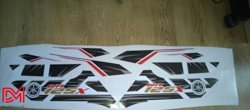 Kit Déco WHITE – Yamaha WR 125 2008