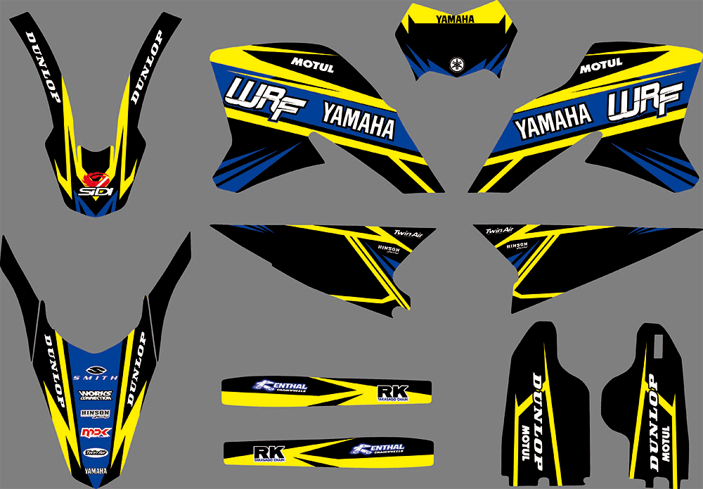 Kit Déco Yamaha WR250X/R 2008-2015 - BLUE SPARK