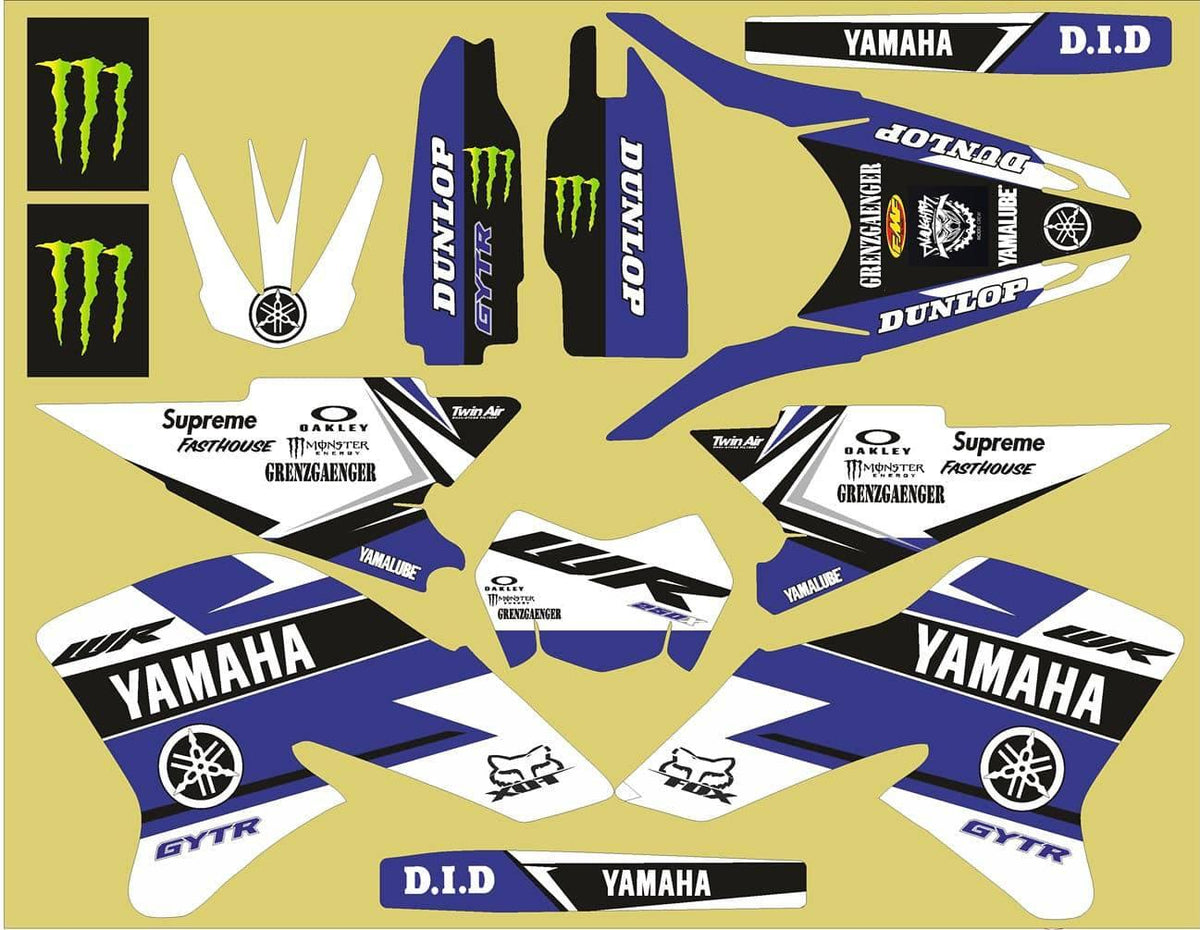 Kit Déco Yamaha WR250X/R 2008-2015 - BLUE YZ
