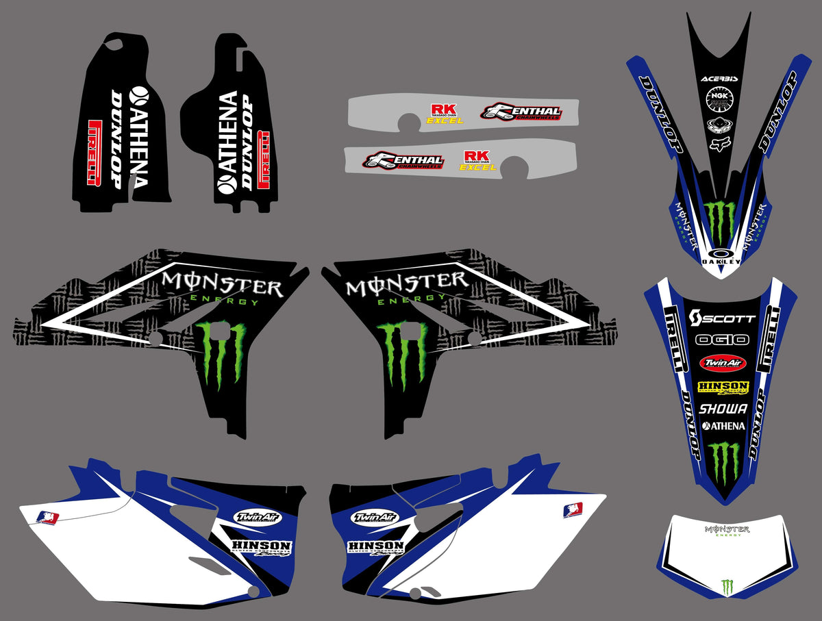 Kit de decoración YAMAHA WRF 450 2012-2015 MONSTER